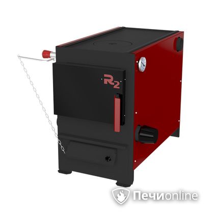 Твердотопливный котел Термокрафт R2 12 кВт конфорка термометр круглый выход в Урае